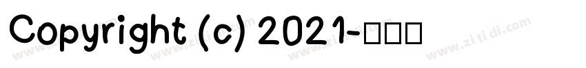 Copyright (c) 2021字体转换